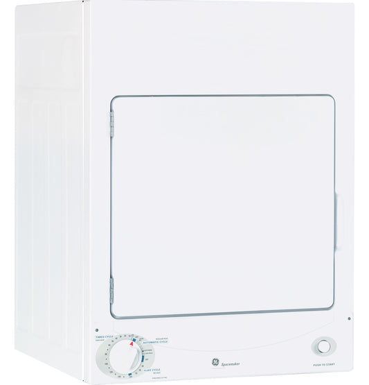GE APPLIANCES DSKS333ECWW GE Appliances Spacemaker 120v Stationary Electric Dryer