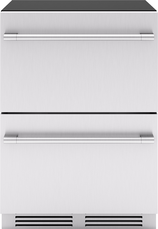 ZEPHYR PRRD24C2AS Zephyr 24"" Dual Zone Refrigerator Drawers