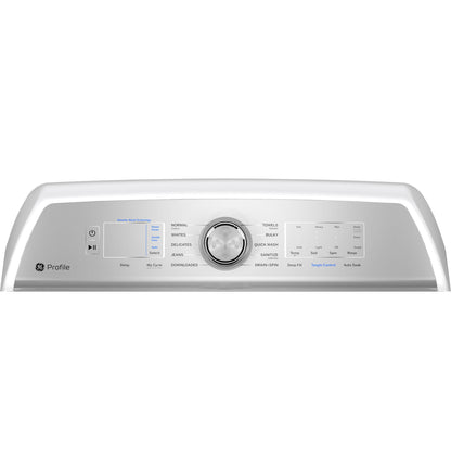 GE APPLIANCES PTW605BSRWS GE Profile 4.9 Cu. Ft. Capacity Washer With Smarter Wash TECHNO...