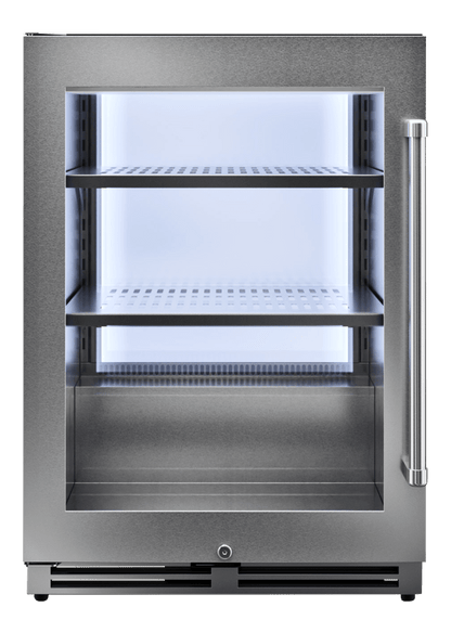 THOR KITCHEN TBR24ULH 24 Inch Professional Undercounter Beverage Cooler - Tbr24u-lh