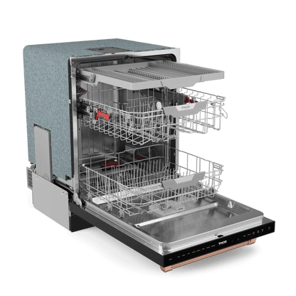 THOR KITCHEN DW24X8BA00RSG 24 Inch Dishwasher Stainless Black/rose Gold | Gordon Ramsay SERIES...