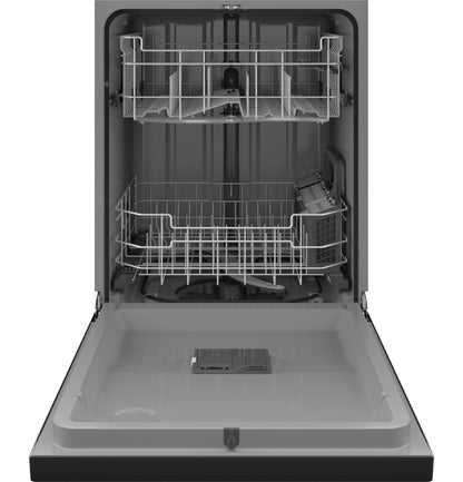 GE APPLIANCES GDF550PGRBB Ge Front Control With Plastic Interior Dishwasher With Sanitize ...