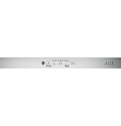 CAFE CVW73612MSS Cafe Cafe 36"" Wall-mount Glass Canopy Chimney Hood