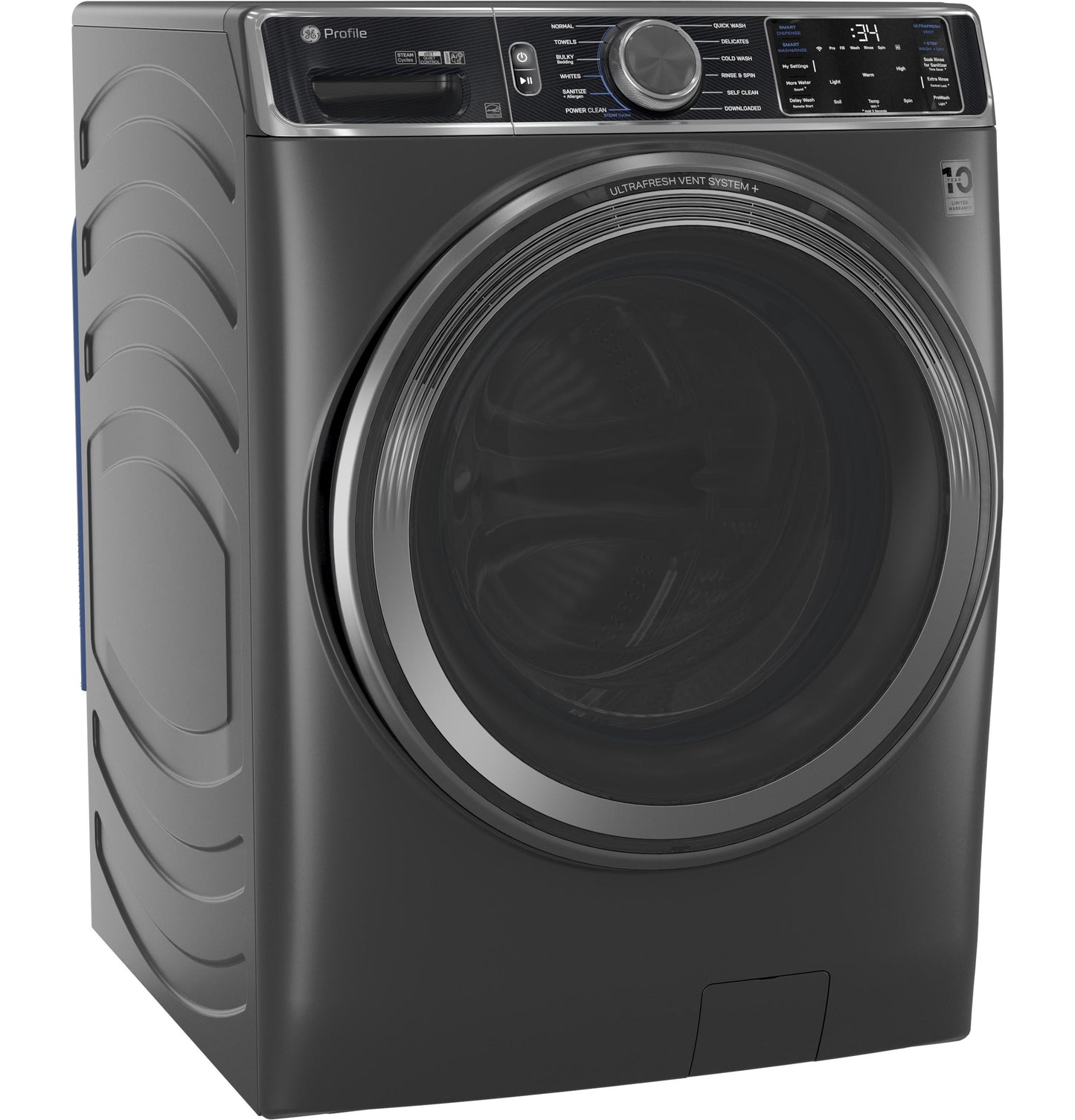 GE APPLIANCES PFW955SPWDS GE Profile 5.5 Cu. Ft. Capacity Smart Front Load Energy STAR...