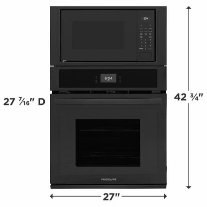 FRIGIDAIRE FCWM2727AB Frigidaire 27'' Electric Wall Oven/microwave Combination
