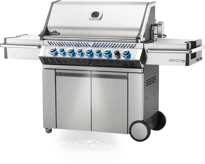 NAPOLEON BBQ PRO665RSIBPSS3 Prestige Pro 665 Rsib Infrared Rear & Side Burners Stainless Steel ...