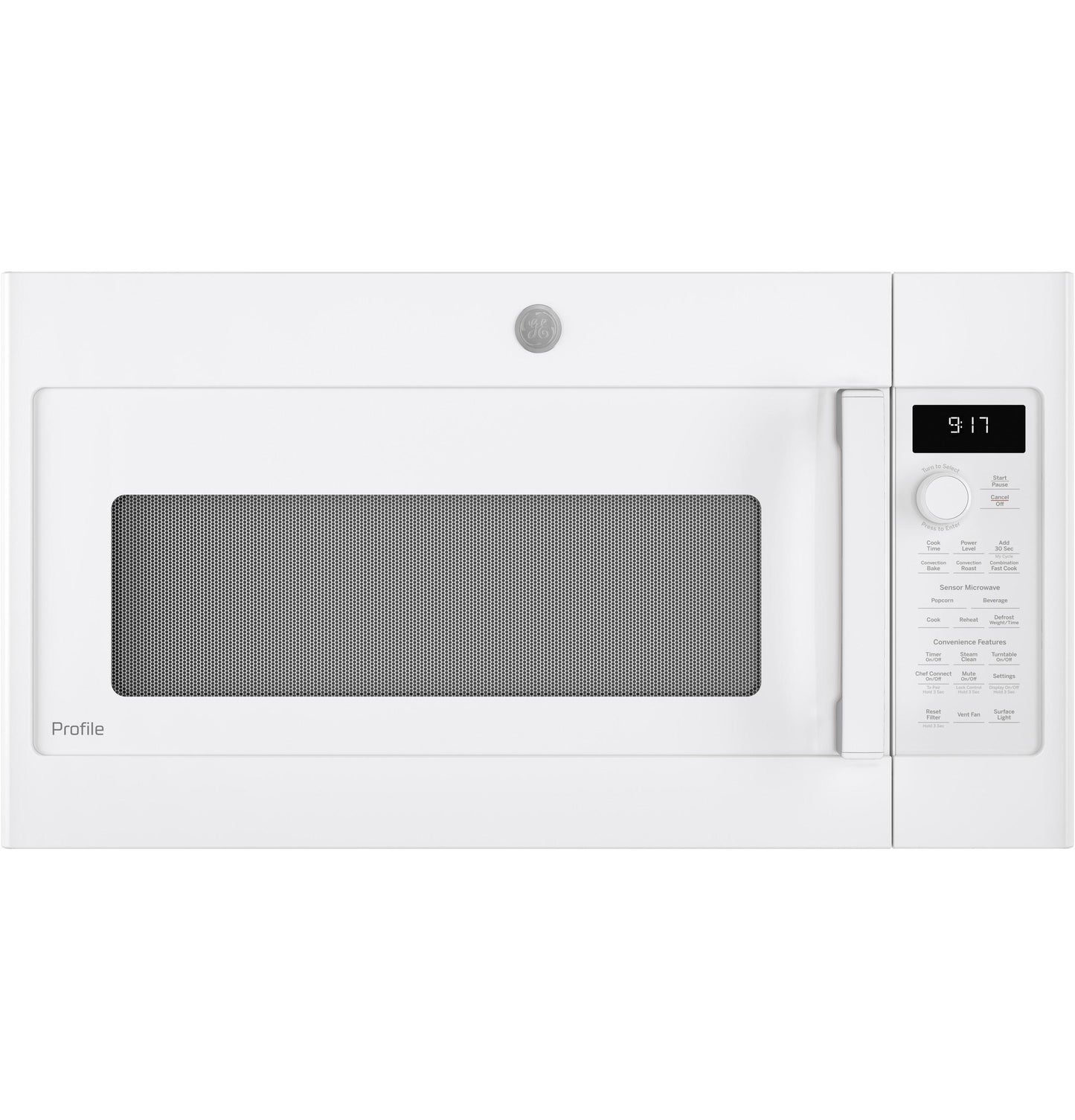 GE APPLIANCES PVM9179DRWW GE Profile 1.7 Cu. Ft. Convection Over-the-range Microwave Oven