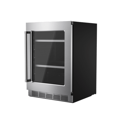THOR KITCHEN TBR24US Thor Kitchen 24 Inch Professional Indoor Undercounter Beverage COOL...
