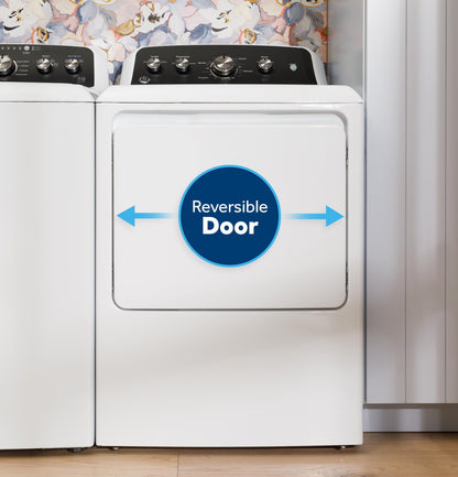 GE APPLIANCES GTD38EASWWS Ge 7.2 Cu. Ft. Capacity Electric Dryer With Up To 120 Ft. VENTIN...