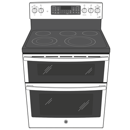 GE APPLIANCES PB965YPFS GE Profile 30"" Smart Free-standing Electric Double Oven CONVECT...