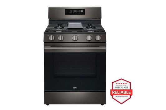 LG LRGN6323Z 6.3 Cu. Ft. Smart Wi-fi Enabled Probake Convection Gas Range WIT...