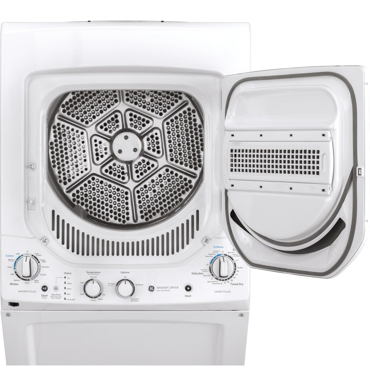 GE APPLIANCES GUD24ESSMWW GE Unitized Spacemaker 2.3 Doe Cu. Ft. Stainless Steel Washer AN...
