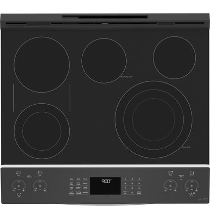 GE APPLIANCES PSS93YPFS GE Profile 30"" Smart Slide-in Electric Convection Fingerprint R...