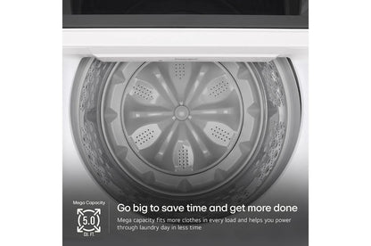 LG WT8200CW 5.0 Cu. Ft. MEGA Capacity Smart Top Load Washer With EASYUNLOAD...