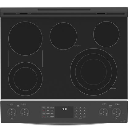 GE APPLIANCES PS960YPFS GE Profile 30"" Smart Slide-in Electric Double Oven Convection F...