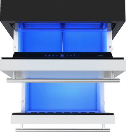 ZEPHYR PRRD24C1AS Zephyr 24"" Single Zone Refrigerator Drawers