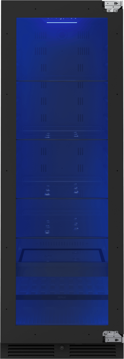 ZEPHYR PRB24F01BPG Zephyr 24"" Full Size Panel Ready Single Zone Beverage Cooler