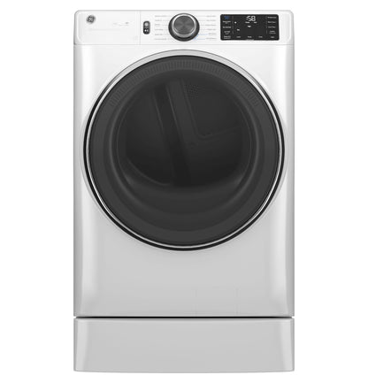 GE APPLIANCES GFD65ESSVWW Ge 7.8 Cu. Ft. Capacity Smart Front Load Electric Dryer With STE...