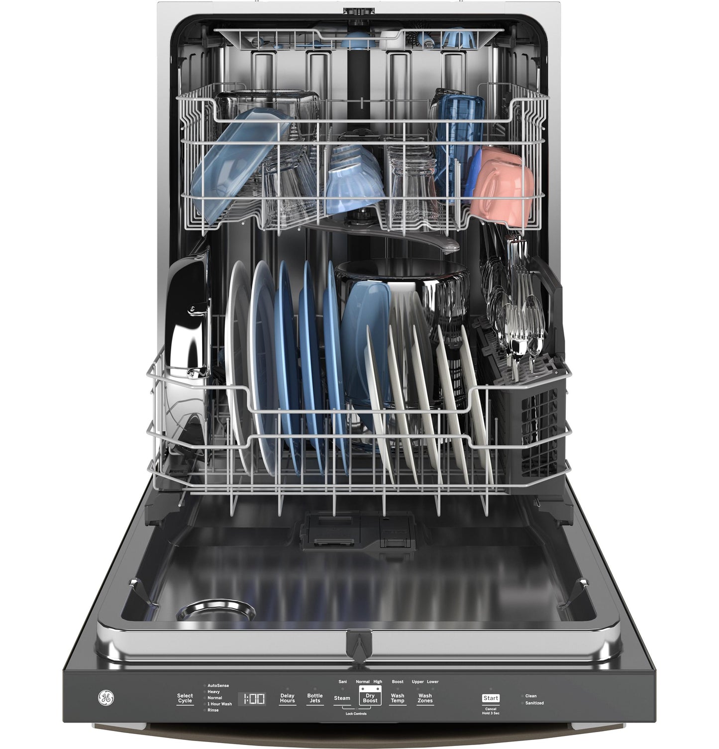 GE APPLIANCES GDT650SMVES Ge Fingerprint Resistant Top Control With Stainless Steel INTERI...