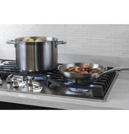 GE APPLIANCES PGP7036SLSS GE Profile Series 36"" Built-in Gas Cooktop