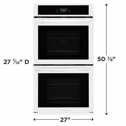 FRIGIDAIRE FCWD2727AW Frigidaire 27'' Double Electric Wall Oven With Fan Convection