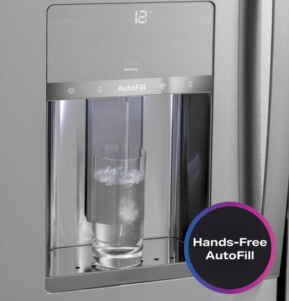 GE APPLIANCES PXD22BYPFS GE Profile 22.4 Cu. Ft. Smart Counter-depth Fingerprint RESISTA...