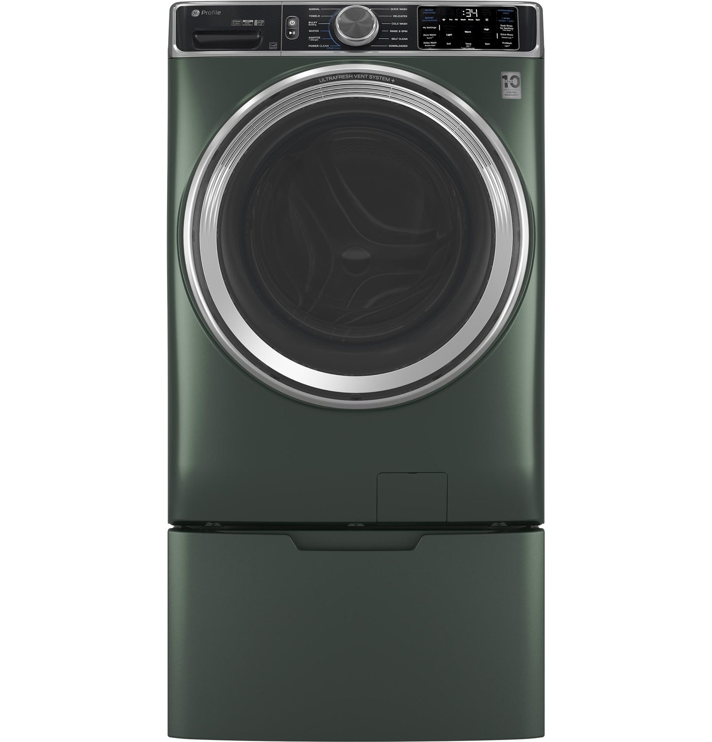 GE APPLIANCES PFW955SPWGN GE Profile 5.5 Cu. Ft. Capacity Smart Front Load Energy STAR...
