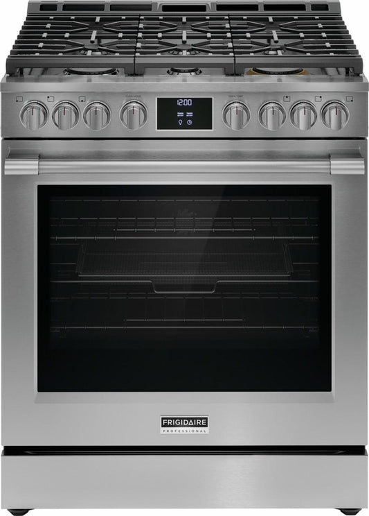 FRIGIDAIRE PCFG3080AF Frigidaire Professional 30"" Gas Range With No Preheat and Air Fry