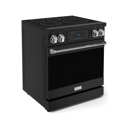 THOR KITCHEN RSE30BSS 30 Inch Professional Electric Range With Tilt Panel Touch Control I...
