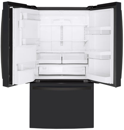GE APPLIANCES GYE22GENDS Ge Energy Star 22.2 Cu. Ft. Counter-depth French-door REFRIGE...