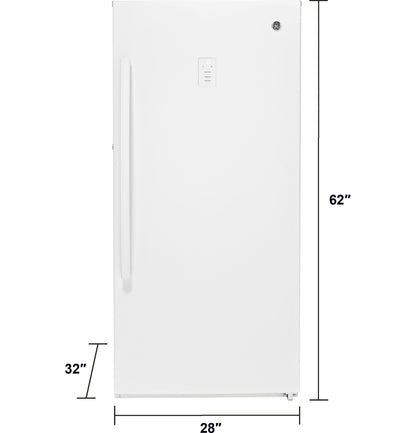 GE APPLIANCES FUF14SMRWW Ge 14.1 Cu. Ft. Frost-free Upright Freezer