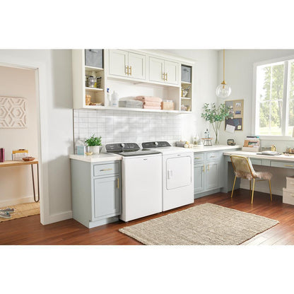 WHIRLPOOL WGD6150PW 7.0 Cu. Ft. Whirlpool Top Load Gas Dryer With Moisture Sensor