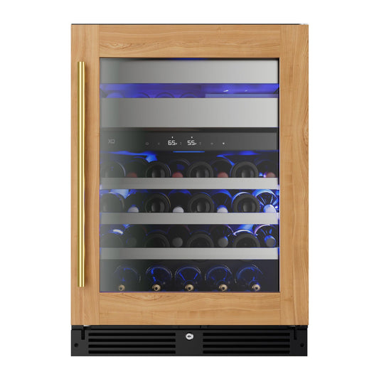 XO APPLIANCE XOU24WWGOR XO Appliance Wine and Weed 24"" Overlay Frame Glass Rh