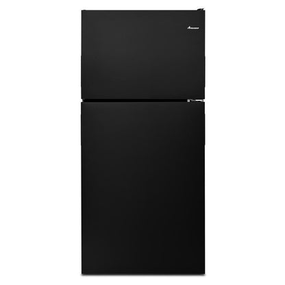 AMANA ART318FFDB 30-inch Wide Top-freezer Refrigerator With Glass Shelves - 18 Cu. F...