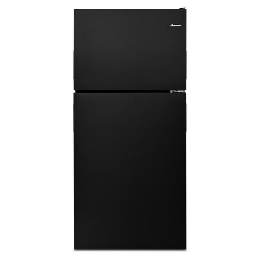AMANA ART318FFDB 30-inch Wide Top-freezer Refrigerator With Glass Shelves - 18 Cu. F...