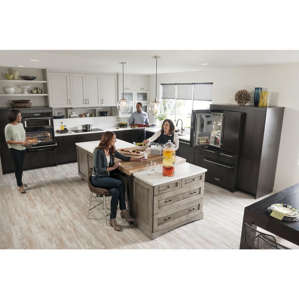 KITCHENAID KRMF706EBS Black-on-stainless Kitchenaid 25.8 Cu. Ft. 36"" Multi-door FREEST...