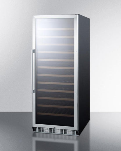 SUMMIT SWC1102 102 Bottle Single-zone Wine Cellar With Glass Door, Digital THERMOS...