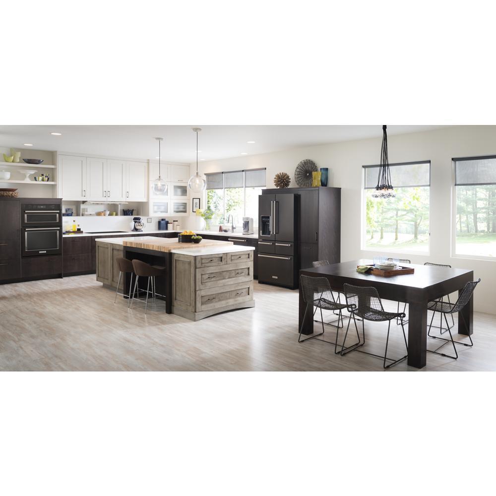 KITCHENAID KRMF706EBS Black-on-stainless Kitchenaid 25.8 Cu. Ft. 36"" Multi-door FREEST...