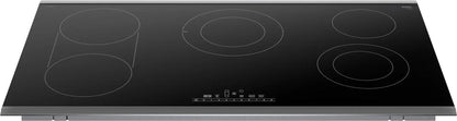 BOSCH NET8669SUC 800 Series Electric Cooktop 36'' Black, Surface Mount With Frame NE...