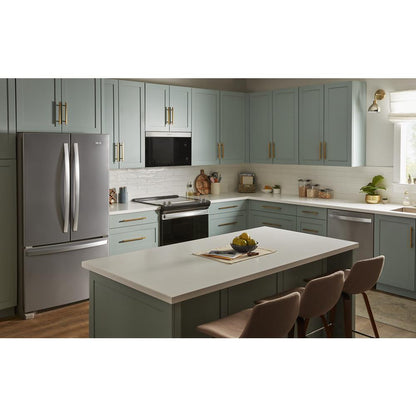 WHIRLPOOL WMMF5930PZ 1.1 Cu. Ft. Flush Mount Microwave With Turntable-free Design