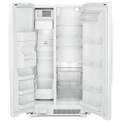 AMANA ASI2575GRW 36-inch Side-by-side Refrigerator With Dual Pad External Ice and WA...