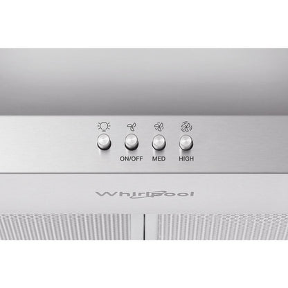 WHIRLPOOL WVW53UC0LS Whirlpool 30"" Chimney Wall Mount Range Hood