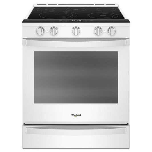 WHIRLPOOL WEE750H0HW Whirlpool 30-inch,6.4 Cu Ft, Electric Slide-in Range With 5 ELEMENT...