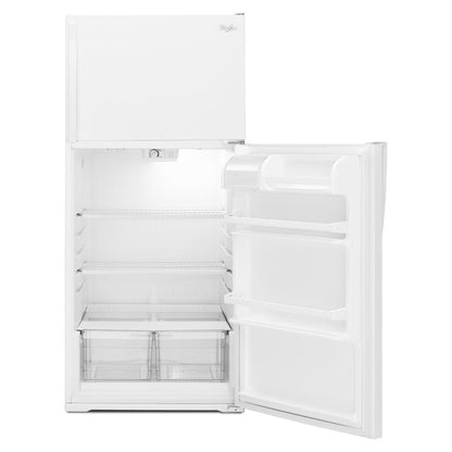 WHIRLPOOL WRT134TFDW White Whirlpool 28"" Wide Top-freezer Refrigerator With Freezer T...