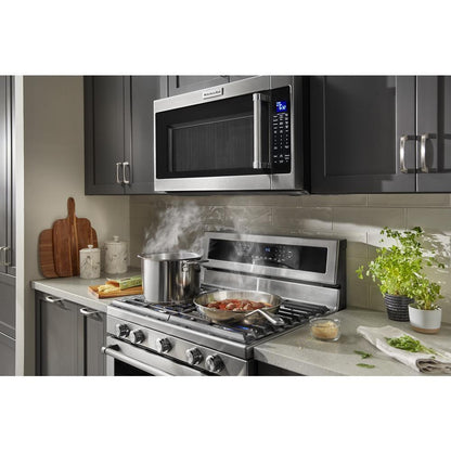 KITCHENAID KMHS120ESS Stainless Steel Kitchenaid 1000-watt Microwave With 7 Sensor FUN...