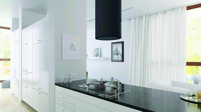XO APPLIANCE XOCYLI16BC XO Appliance 600/395cfm Designer Cylinder Island Black