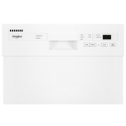 WHIRLPOOL WDPS5118PW Whirlpool Small-space Compact Dishwasher With Stainless Steel Tub