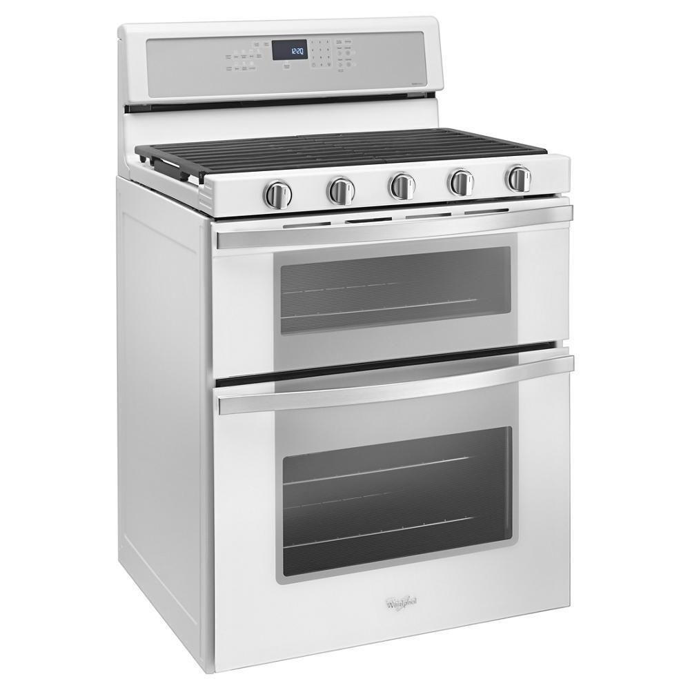 WHIRLPOOL WGG745S0FH Whirlpool 6.0 Cu. Ft. Gas Double Oven Range With Center Oval Burner