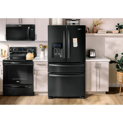 WHIRLPOOL WRMF3636RB Whirlpool 36-inch Wide French Door Bottom Mount Refrigerator