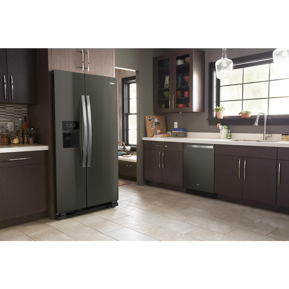 WHIRLPOOL WRS325SDHV Whirlpool 36-inch Wide Side-by-side Refrigerator - 24 Cu. Ft. - ...